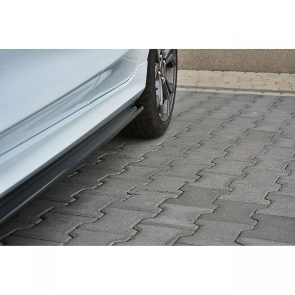 Seitenschweller Ansatz für V.1 für Ford Fiesta Mk8 ST / ST-Line schwarz Hochglanz