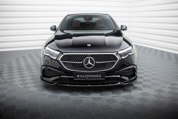 Front Ansatz V.2 für Mercedes-Benz E AMG-Line W214 schwarz Hochglanz