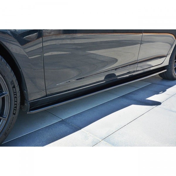 Seitenschweller Ansatz passend für Volvo V60 Polestar Facelift schwarz Hochglanz