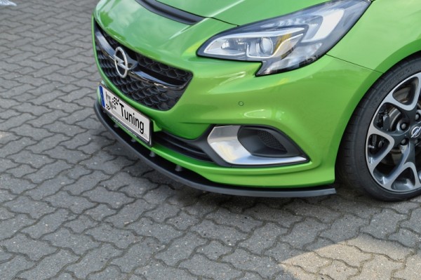 CUP Frontspoilerlippe aus ABS hochglanz schwarz Opel Corsa E OPC ab Bj.: 2014- passend für OPC Model