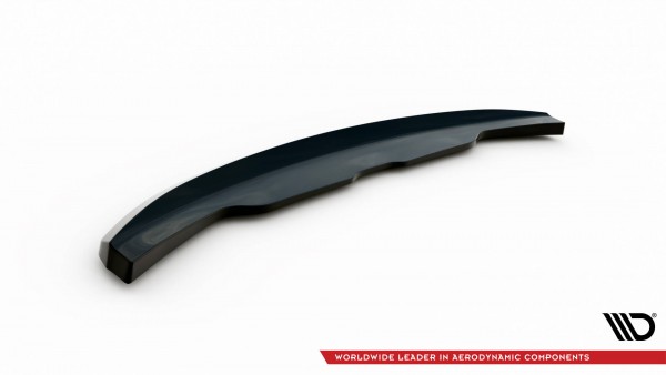 Mittlerer Diffusor Heck Ansatz für Mazda 6 Mk3 Facelift schwarz Hochglanz