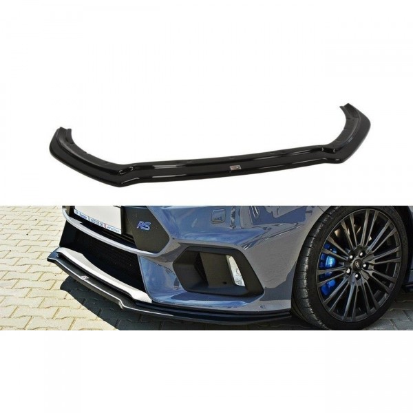Front Ansatz V.4 für Ford Focus RS Mk3 schwarz Hochglanz