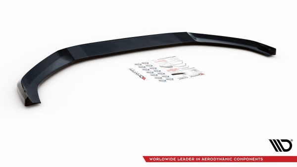 Front Ansatz V.4 für Audi S4 / A4 S-Line B9 schwarz Hochglanz