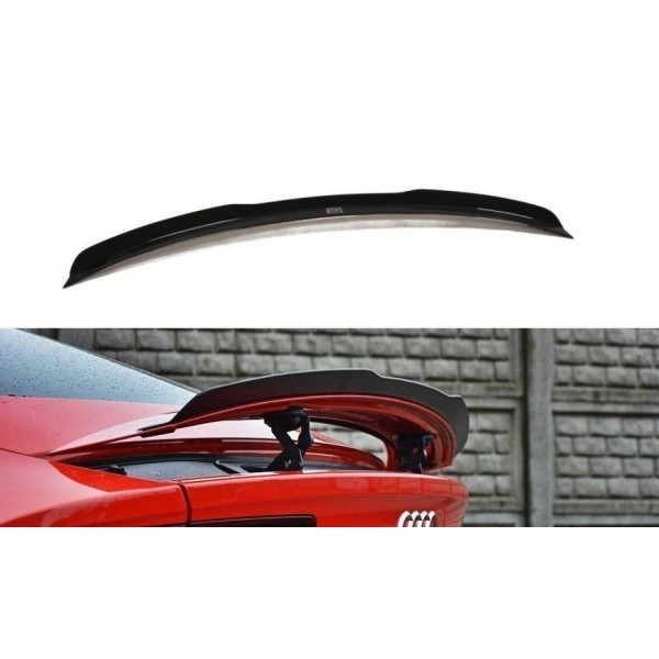 Spoiler CAP für AUDI A7 S-LINE (FACELIFT) schwarz Hochglanz