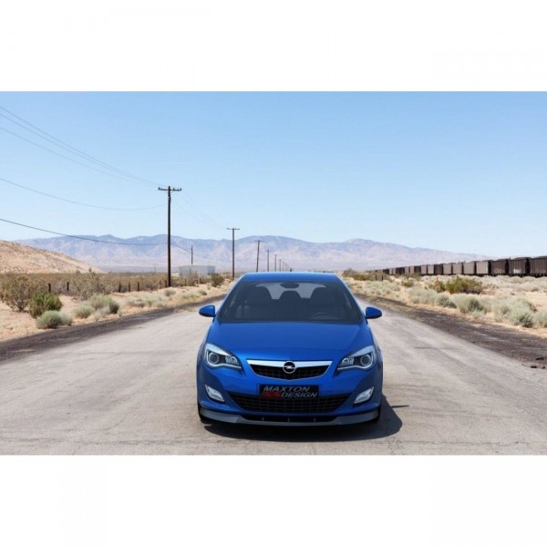 Front Ansatz für OPEL ASTRA J (pre-facelift) schwarz Hochglanz