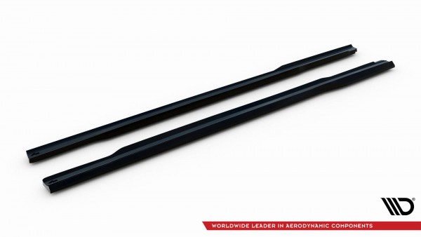 Seitenschweller Ansatz für Mercedes-Benz CLE AMG-Line C236 schwarz Hochglanz