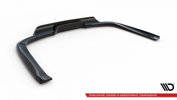 Hinten Splitter (mit einem vertikalem balken) für Chrysler Pacifica Mk2 Facelift schwarz Hochglanz