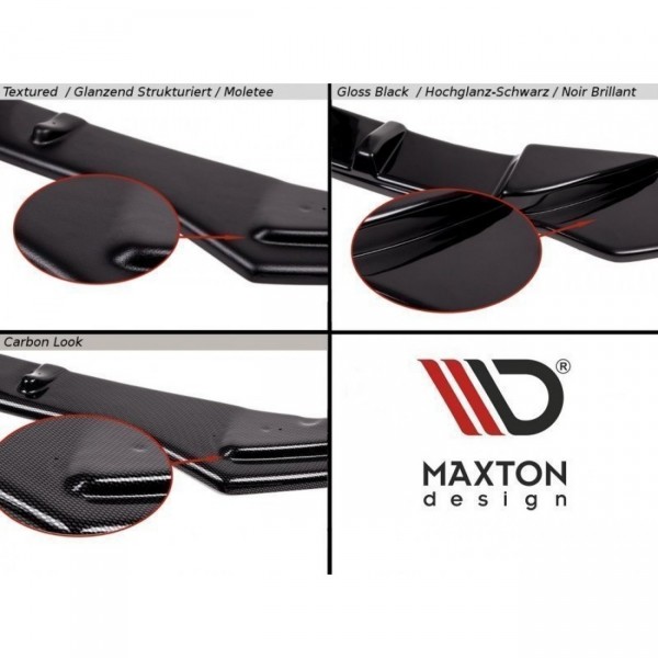 Diffusor Heck Ansatz passend für CITROEN DS5 Carbon Look
