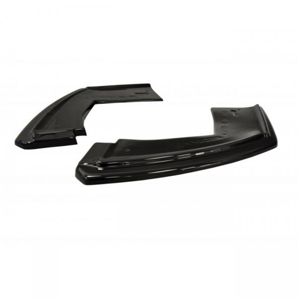 Heck Ansatz Flaps Diffusor für BMW X6 F16 M Paket schwarz Hochglanz