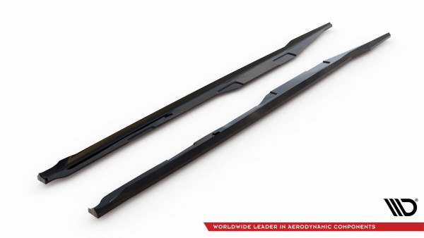 Seitenschweller Ansatz für Honda Civic SI Mk10 schwarz Hochglanz