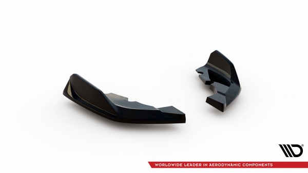 Heck Ansatz Flaps Diffusor für V.8 BMW 1er M-Paket / M135i F40 schwarz Hochglanz
