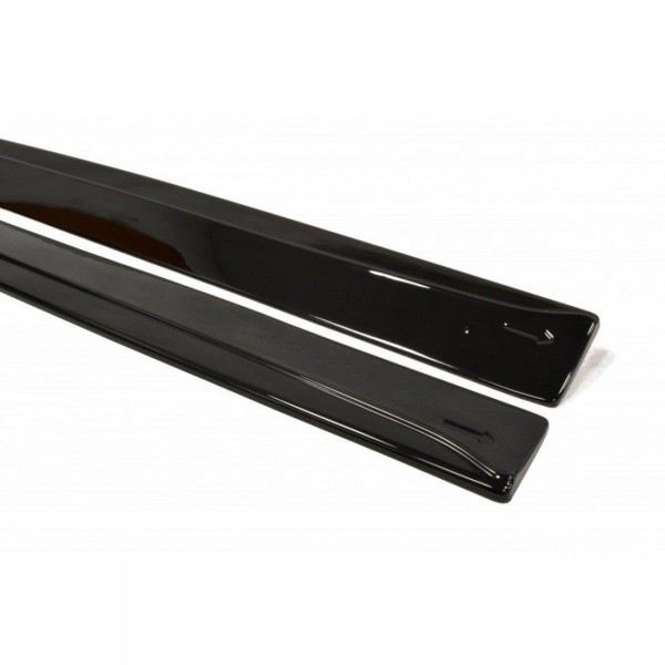 Seitenschweller Ansatz für TOYOTA CELICA T23 TS vor Facelift schwarz Hochglanz