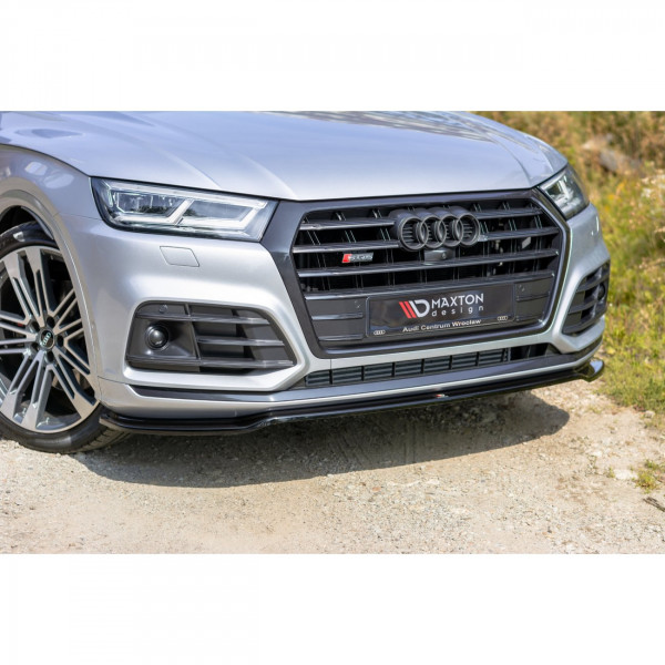 Front Ansatz für Audi SQ5/Q5 S-line MkII schwarz Hochglanz