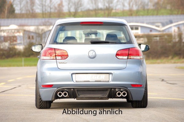 Rieger Heckschürzenansatz VW Golf 6 Diffusor