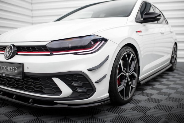 Stoßstangenflügel vorne (Canards) für Volkswagen Polo GTI Mk6 Facelift