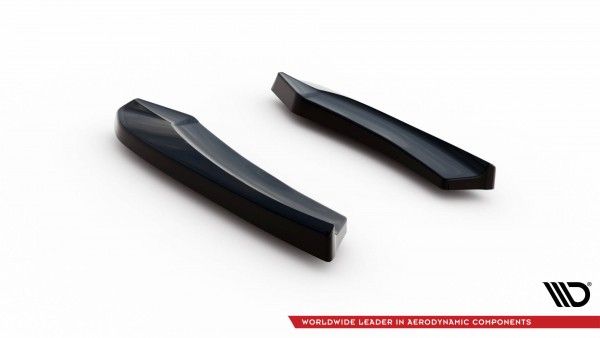 Heck Ansatz Flaps Diffusor für Kia Ceed GT Mk3 schwarz Hochglanz