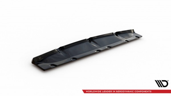 Mittlerer Diffusor Heck Ansatz V.2 für BMW M135i F40 schwarz Hochglanz