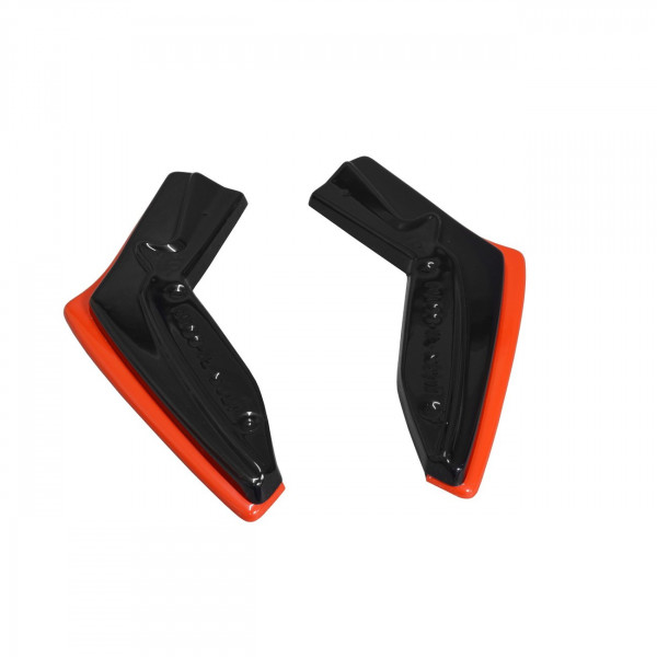 Heck Ansatz Flaps Diffusor passend für V.2 TOYOTA GT86 FACELIFT schwarz Hochglanz