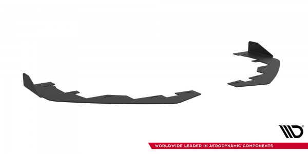 Front Flaps für Ford Mustang GT Mk6 schwarz Hochglanz