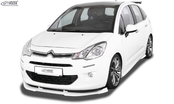 RDX Frontspoiler VARIO-X für CITROEN C3 2013-2017 Frontlippe Front Ansatz Vorne Spoilerlippe