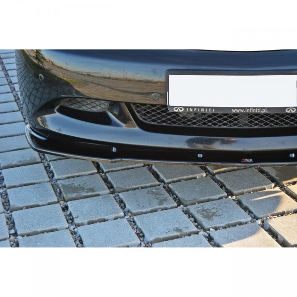 Front Ansatz V.1 für Infiniti G37 Limousine schwarz Hochglanz