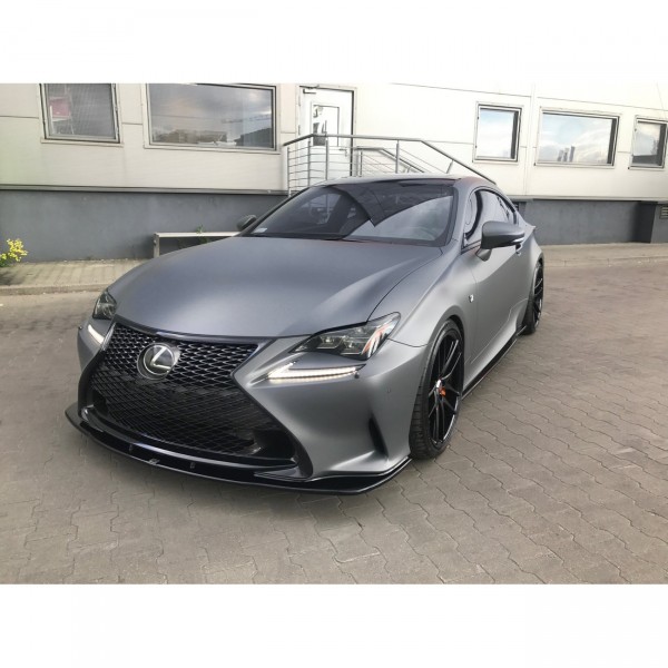 Front Ansatz V.1 für Lexus Rc schwarz Hochglanz