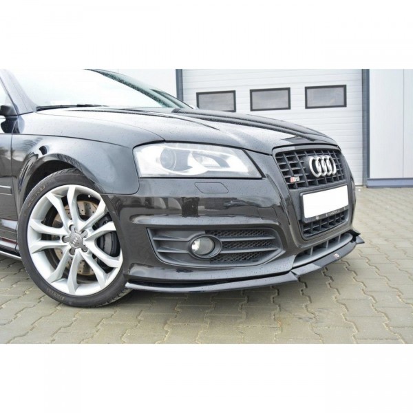 Front Ansatz V.1 für Audi S3 8P FL schwarz Hochglanz