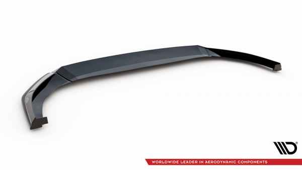 Front Ansatz V.6 für Volkswagen Golf GTI / GTE / GTD / R-Line Mk8 schwarz Hochglanz