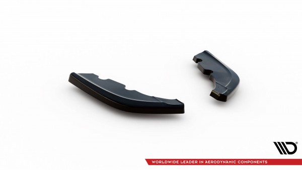 Heck Ansatz Flaps Diffusor V.1 für0 BMW 1er M-Paket / M135i F40 schwarz Hochglanz