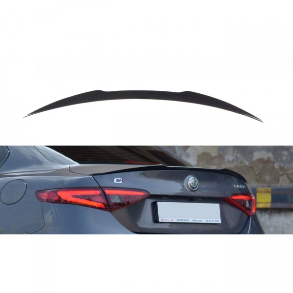 Spoiler CAP für ALFA ROMEO GIULIA VELOCE schwarz Hochglanz