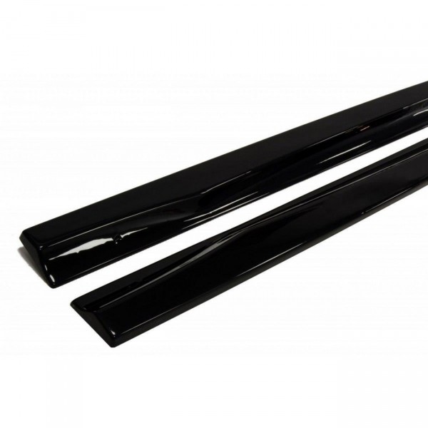 Seitenschweller Ansatz für RENAULT MEGANE 3 RS schwarz Hochglanz