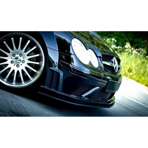 Front Ansatz passend für MERCEDES CLK W209 BLACK (SL BLACK SERIES LOOK)