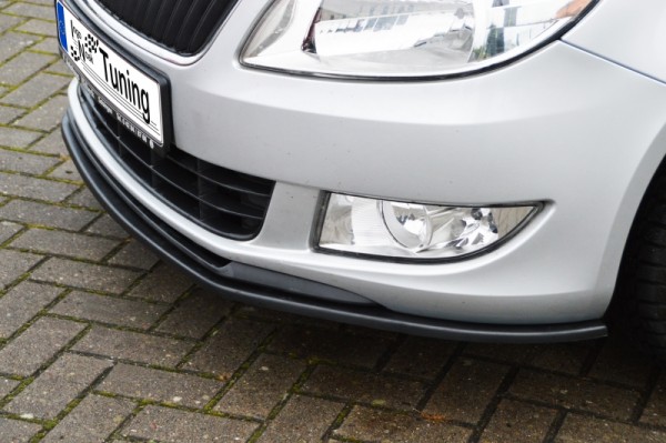 Cup Frontspoilerlippe aus ABS hochglanz schwarz Skoda Roomster Ab Bj.: 2010- Für alle Ausführungen p
