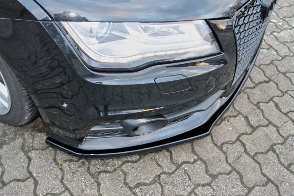 Cup Frontspoilerlippe aus ABS hochglanz schwarz Audi A7 S-Line + S7 Bj.: 2010-2014 Passend für S-Lin