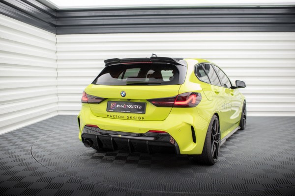 Diffusor Heck Ansatz V.3 für BMW 1er F40 M-Paket (Ausführung mit einseitigem Doppelauspuffendrohr)