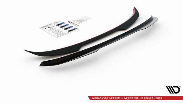Spoiler CAP für Ford Fiesta ST Mk7 FL schwarz Hochglanz