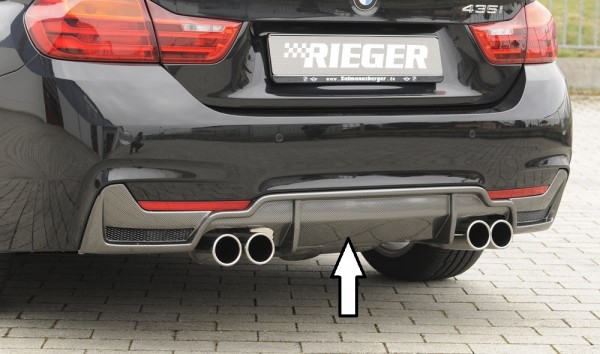 Rieger Heckeinsatz BMW 4er F36 (3C) Gran Coupé (5-tür.)