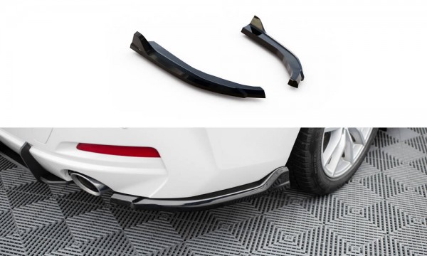Heck Ansatz Flaps Diffusor für BMW 3er Limousine / Touring G20 / G21 Facelift schwarz Hochglanz