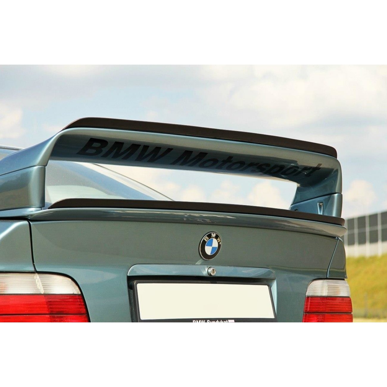 heckspoiler passend für BMW E90 3er, Tuning SPOILER CARBON Cover Abrisskante