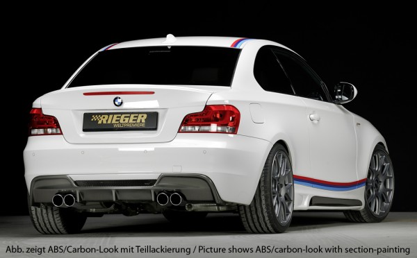 Rieger Heckeinsatz BMW 1er E82, E88 (182 / 1C) Coupé
