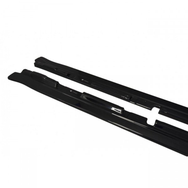 Seitenschweller Ansatz für Lexus IS Mk2 schwarz Hochglanz