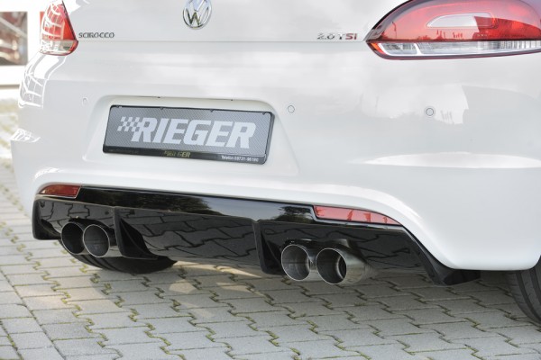 Rieger Heckeinsatz für R-Line Heckschürze VW Scirocco 3 (13) 2-tür.