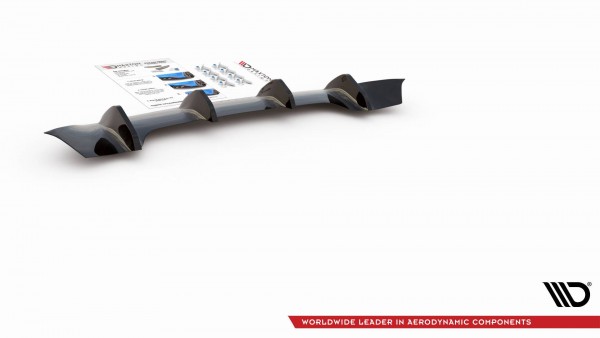 Diffusor Heck Ansatz für Mercedes-Benz CLA Shooting Brake AMG-Line X118 Carbon Look