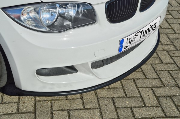 CUP Frontspoilerlippe aus ABS gefertigt hochglanz schwarz BMW 1er E81/E82/87/E88 Bj.: 2007-2013 nur