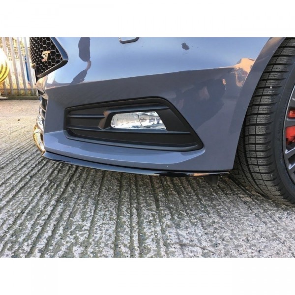 Front Ansatz für Ford Focus ST Mk3 FL (Cupra) schwarz Hochglanz