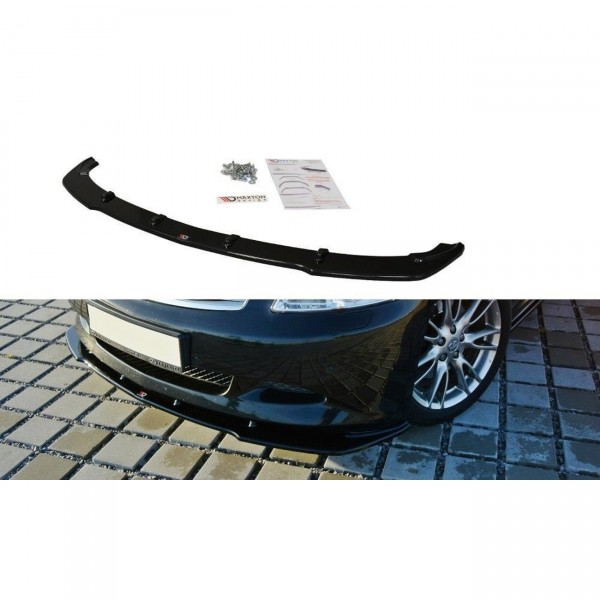 Front Ansatz V.1 für Infiniti G37 Limousine schwarz Hochglanz