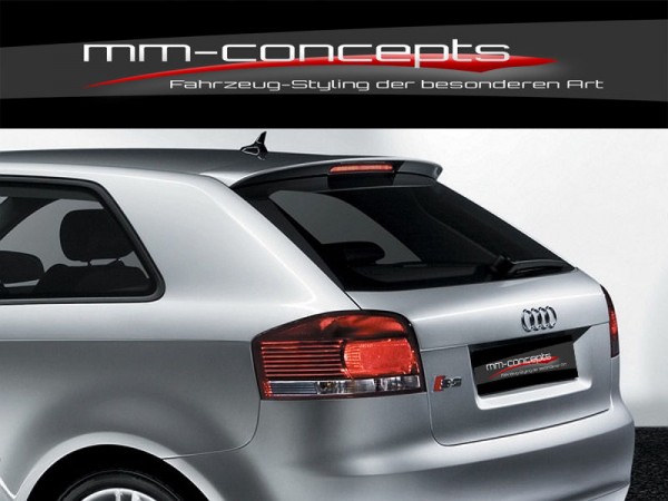 CUP Dachspoiler für Audi A3 S3 RS3 Typ 8P Heck 3 Türer Flügel Heckspoiler hinten