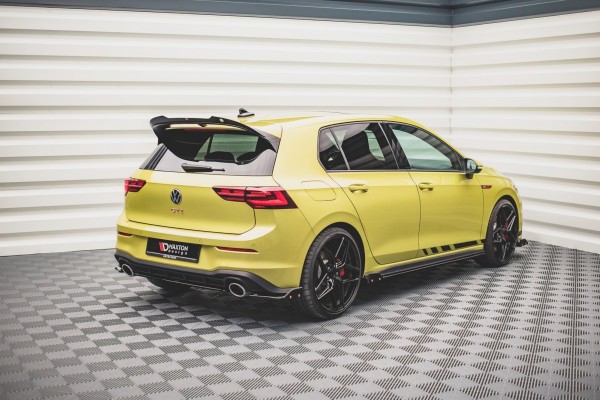 Heck Ansatz Flaps Diffusor V.1 +Flaps für Volkswagen Golf 8 GTI Clubsport