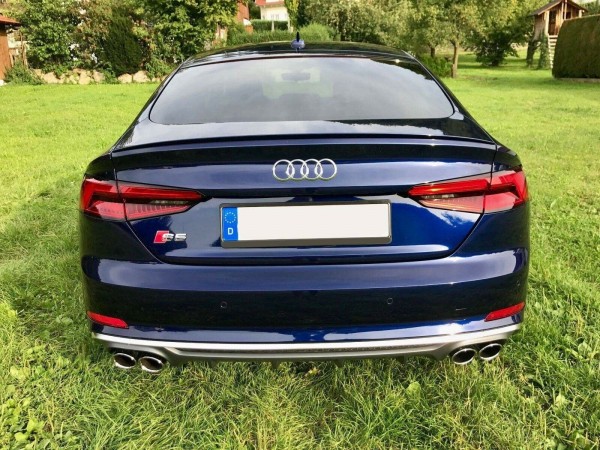 Heckspoiler für Audi A5 F5 Spoiler Heckspoilerlippe Sportback S-Line S5 Lippe Dachspoiler