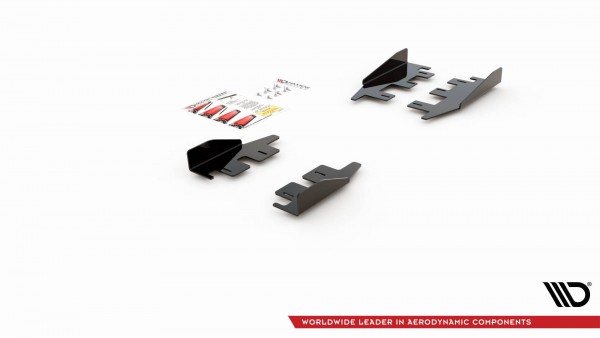 Side Flaps Volkswagen Golf GTI Mk6 schwarz Hochglanz